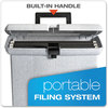 A Picture of product PFX-41737 Pendaflex® Portable File Boxes Letter Files, 14.88" x 6.5" 11.88", Granite