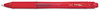 A Picture of product PEN-BL107B Pentel® EnerGel-X® Retractable Roller Gel Pen,  .7mm, Red Barrel/Ink, Dozen