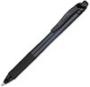 A Picture of product PEN-BL110A Pentel® EnerGel-X® Retractable Roller Gel Pen,  1mm, Trans Black Barrel, Black Ink, Dozen