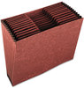 A Picture of product PFX-R217MHD Pendaflex® Heavy-Duty Expanding Open Top File,  12 Pockets, 1/3 Tab, Letter, Brown