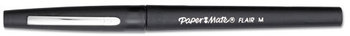 Paper Mate® Point Guard® Flair® Pen,  Black Ink, Medium, Dozen