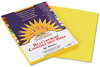 A Picture of product PAC-8403 SunWorks® Construction Paper,  58 lbs., 9 x 12, Yellow, 50 Sheets/Pack