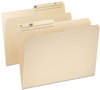 A Picture of product PFX-48430 Pendaflex® CutLess®/WaterShed® File Folders CutLess WaterShed 1/3-Cut Tabs: Assorted, Letter Size, Manila, 100/Box