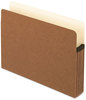 A Picture of product PFX-1534GAM Pendaflex® Smart Shield™ File Pocket 5.25" Expansion, Letter Size, Red Fiber, 10/Box
