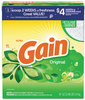 A Picture of product PGC-84910 Gain® Powder Laundry Detergent,  Original Scent, 91oz Box, 3/Carton