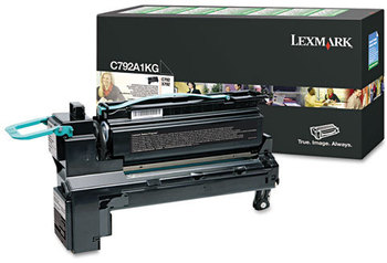 Lexmark™ C792X2YG-C792X1KG Toner,  6,000 Page-Yield, Black