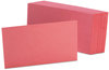 A Picture of product OXF-7320CHE Oxford® Index Cards,  3 x 5, Cherry, 100/Pack