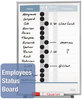 A Picture of product QRT-M2323 Quartet® Matrix® Magnetic Boards,  Painted Steel, 23 x 23, White, Aluminum Frame