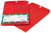 A Picture of product QUA-38734 Quality Park™ Clasp Envelope,  9 x 12, 28lb, Red, 10/Pack