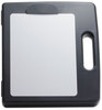 A Picture of product OIC-83382 Officemate Portable Dry Erase Clipboard Case,  4 Compartments, 1/2" Capacity, Charcoal