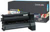 A Picture of product LEX-C782X2YG Lexmark™ C782X2CG, C782X2KG, C782X2MG, C782X2YG Extra High-Yield Toner,  15000 Page-Yield, Yellow