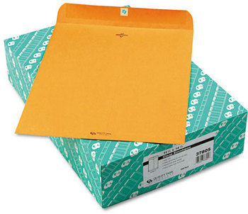 Quality Park™ Clasp Envelope,  11 1/2 x 14 1/2, 32lb, Brown Kraft, 100/Box