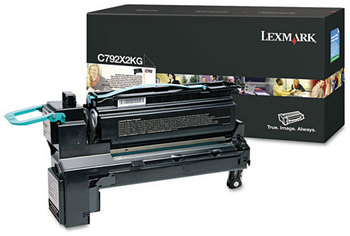 Lexmark™ C792X2YG-C792X1KG Toner,  20,000 Page-Yield, Black