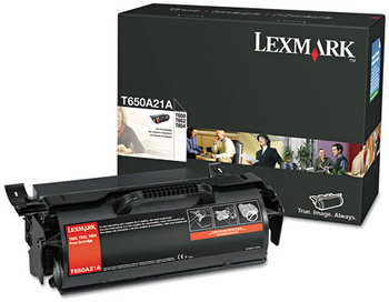 Lexmark™ T650A21A Toner,  7,000 Page-Yield, Black