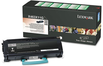 Lexmark™ X463X11G, X463X21G, X463H21G, X463H11G, X463A11G Toner,  15000 Page-Yield, Black