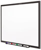 A Picture of product QRT-S538B Quartet® Classic Melamine Dry Erase Board,  96 x 48, White Surface, Black Frame