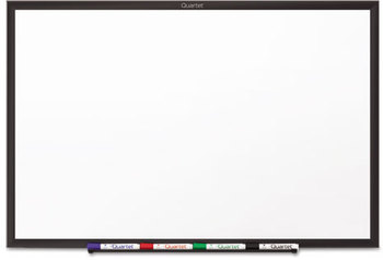 Quartet® Classic Melamine Dry Erase Board,  96 x 48, White Surface, Black Frame