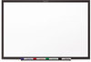 A Picture of product QRT-S538B Quartet® Classic Melamine Dry Erase Board,  96 x 48, White Surface, Black Frame