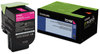 A Picture of product LEX-70C10M0 Lexmark™ 70C10C0-70C1XY0 Toner,  Magenta