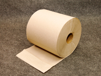 Merfin® Exclusive Hardwound Roll Towels. 7.5 in X 800 ft. Natural color. 6 rolls.