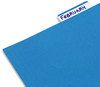 A Picture of product MMM-686F50BL Post-It® Tabs Lined 1/5-Cut, Blue, 2" Wide, 50/Pack