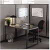 A Picture of product QRT-ARC3018 Quartet® ARC™ Frame Cubicle Board,  Steel, 18 x 30, White Surface, Silver Aluminum Frame