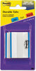 A Picture of product MMM-686F50BL Post-It® Tabs Lined 1/5-Cut, Blue, 2" Wide, 50/Pack