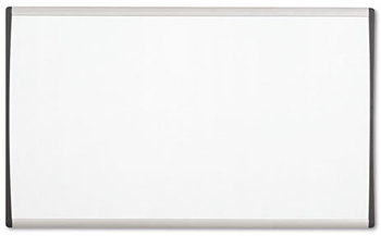 Quartet® ARC™ Frame Cubicle Board,  Steel, 18 x 30, White Surface, Silver Aluminum Frame
