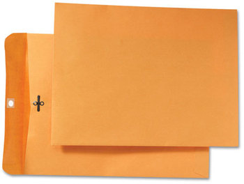 Quality Park™ Park Ridge™ Kraft Clasp Envelope,  9 x 12, Brown Kraft, 100/Box