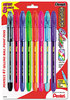 A Picture of product PEN-BK91CRBP8M Pentel® R.S.V.P.® Stick Ballpoint Pen,  1mm, Assorted Barrel, Assorted Ink, 8/Set