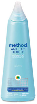 Method® Antibacterial Toilet Cleaner,  Spearmint, 24 oz Bottle, 6/Carton