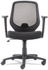 A Picture of product OIF-CD4218 OIF Swivel/Tilt Mesh Mid-Back Chair,  Height Adjustable T-Bar Arms, Black