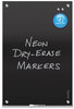 A Picture of product QRT-G3624B Quartet® Infinity™ Magnetic Glass Marker Board,  36 x 24, Black