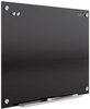 A Picture of product QRT-G3624B Quartet® Infinity™ Magnetic Glass Marker Board,  36 x 24, Black