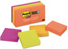 A Picture of product MMM-6228SSAN Post-it® Notes Super Sticky Pads in Playful Primary Colors Collection 2" x 90 Sheets/Pad, 8 Pads/Pack