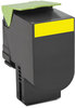 A Picture of product LEX-70C1HY0 Lexmark™ 70C10C0-70C1XY0 Toner,  3000 Page-Yield, Yellow