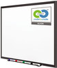 A Picture of product QRT-2547B Quartet® Classic Series Porcelain Magnetic Dry Erase Board,  72 x 48, Black Aluminum Frame