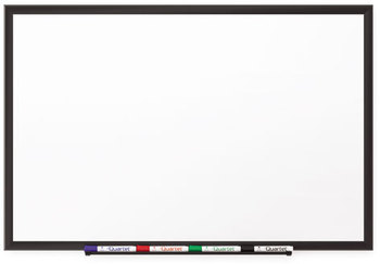 Quartet® Classic Series Porcelain Magnetic Dry Erase Board,  72 x 48, Black Aluminum Frame