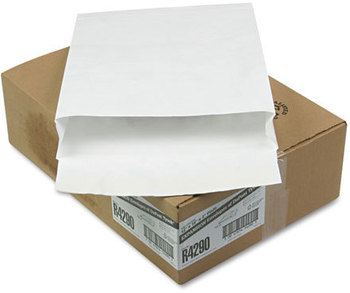 Survivor® Open End Expansion Mailers Made with Tyvek®,  12 x 16 x 2, White, 18lb, 100/Carton