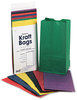 A Picture of product PAC-0072140 Pacon® Rainbow® Bags,  6# Uncoated Kraft Paper, 6 x 3 5/8 x 11, Assorted Bright, 28/Pack