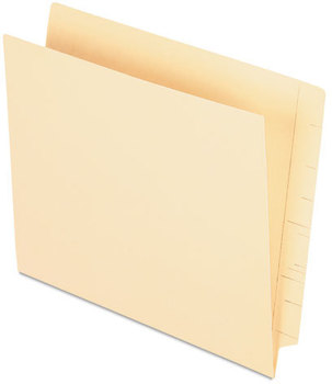 Pendaflex® Manila End Tab Pocket Folder Straight Tabs, Letter Size, 50/Box
