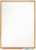 A Picture of product QRT-S573 Quartet® Classic Melamine Dry Erase Board,  36 x 24, Oak Finish Frame