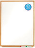 A Picture of product QRT-S573 Quartet® Classic Melamine Dry Erase Board,  36 x 24, Oak Finish Frame