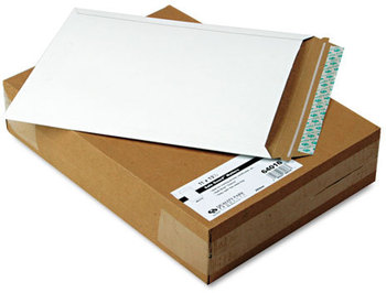 Quality Park™ Photo/Document Mailer,  Redi-Strip, Side Seam, 11 x 13 1/2, White, 25/Box