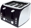A Picture of product OGF-OG8166 Coffee Pro 4-Slice Multi-Function Toaster,  Black/Stainless Steel