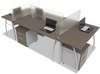 A Picture of product LIT-TR742MOC Linea Italia® Trento Line Rectangular Desk,  59-1/8w x 23-5/8d x 29-1/2h, Mocha
