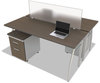 A Picture of product LIT-TR742MOC Linea Italia® Trento Line Rectangular Desk,  59-1/8w x 23-5/8d x 29-1/2h, Mocha