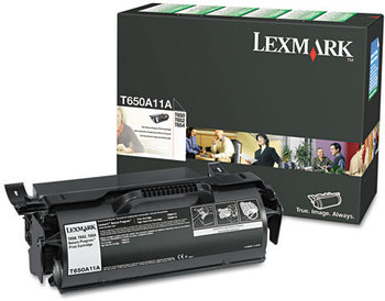 Lexmark™ T650H04A, T650H21A, T650H11A, T650A11A Toner,  7000 Page-Yield, Black