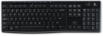 Logitech® K270 Wireless Keyboard,  USB Unifying Receiver, Black