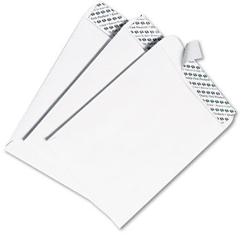 Quality Park™ Redi-Strip™ Catalog Envelope,  9 1/2 x 12 1/2, White, 100/Box